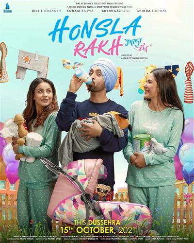 दिलजीत, सोनम और शहनाज़ की फिल्म Honsla Rakh में होगा बहुत कुछ नया